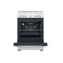 Voir la diapositive 3 : Indesit Cuisinière mixte 69l 4 feux blanc - IS67M5PCW/FR/1