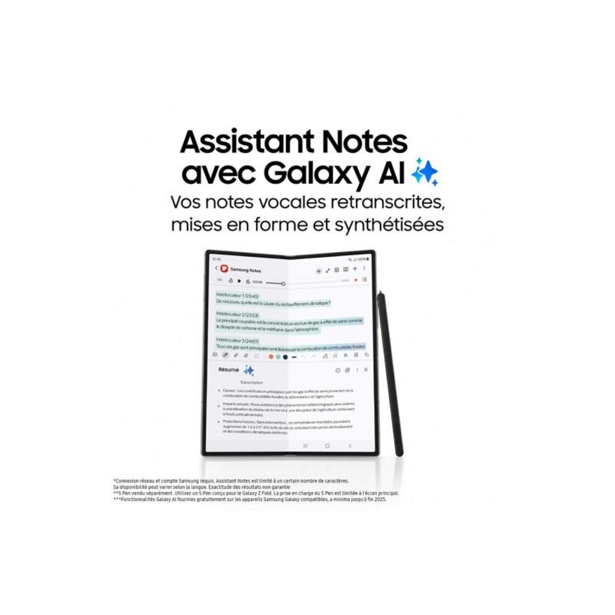 Samsung Smartphone Samsung GALAXY Z FOLD 6 256Go GRIS 5G