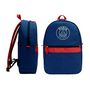Voir la diapositive 2 : Sac à dos 1 compartiment PSG Football bleu