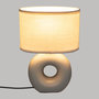 Voir la diapositive 2 : ATMOSPHERA Lampe à Poser Ronde  Baru  25cm Gris Clair Mat