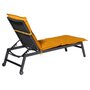 MADISON Madison Coussin de chaise longue Panama 200x60 cm Lueur doree