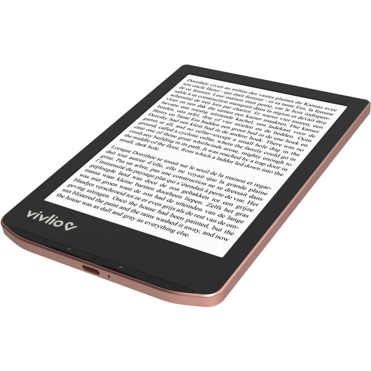 VIVLIO Liseuse eBook LIGHT HD Bronze