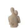 Voir la diapositive 3 : Paris Prix Buste Couple Câlin en Résine  Shawn  38cm Beige