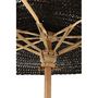 Voir la diapositive 6 : Paris Prix Parasol avec Pompons  Clark  253cm Noir