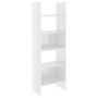 Voir la diapositive 2 : VIDAXL Bibliotheque Blanc brillant 60x35x180 cm Bois d'ingenierie