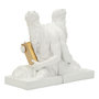 Voir la diapositive 1 : Paris Prix Lot de 2 Serre-Livres Déco  Poséidon  25cm Blanc