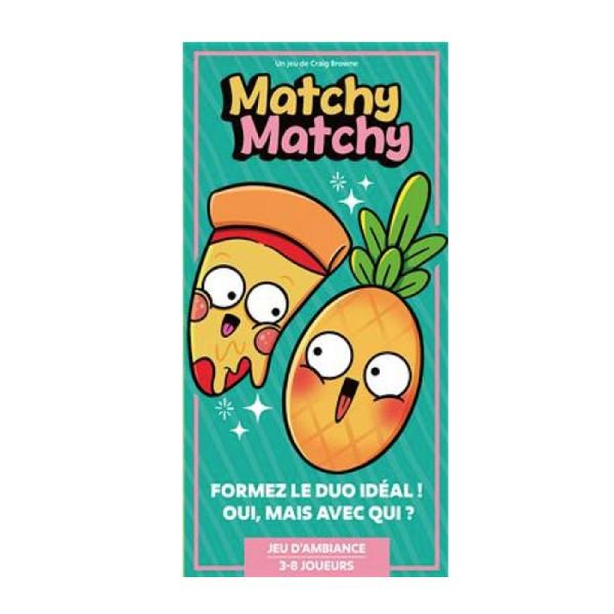 Voir la diapositive 2 : Asmodee Cocktail games - matchy matchy - jeu d'ambiance drôle - party game famille et amis - dès 10 ans - 3 à 8 joueurs - 30 min -