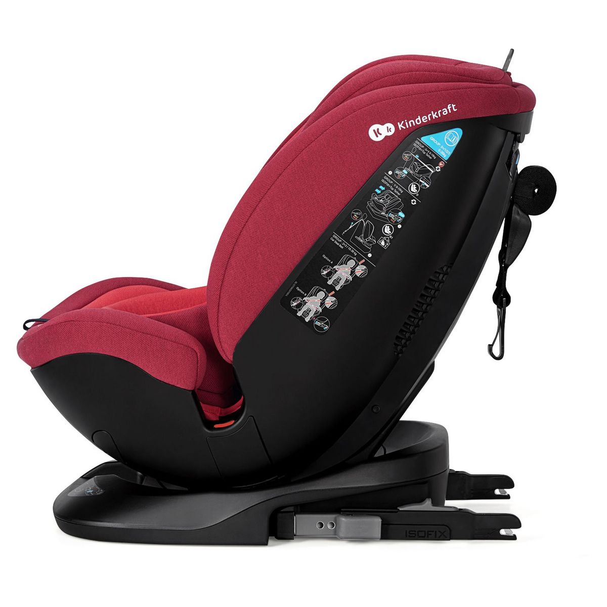 KINDERKRAFT Siège auto Safety-Fix noir
