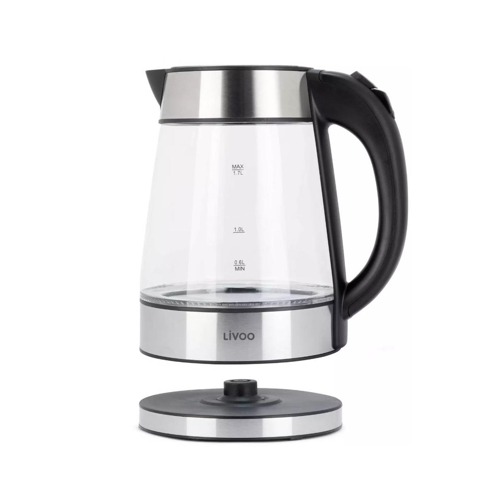 Voir la diapositive 2 : LIVOO Bouilloire sans fil 1.7l 2200w - dod199