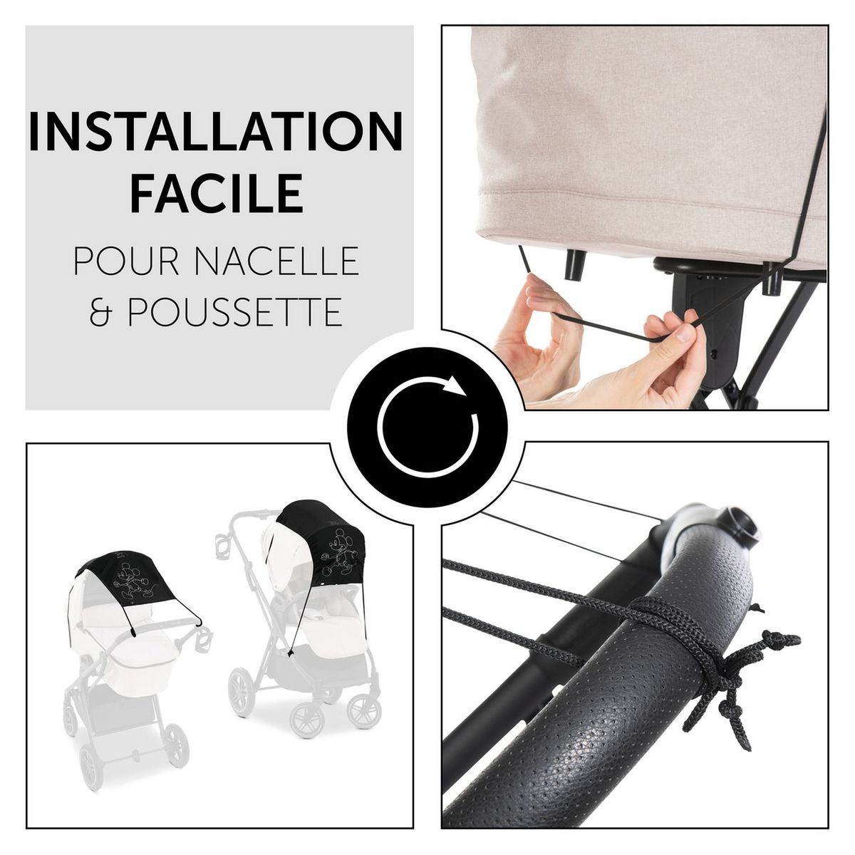 HAUCK Pare soleil de poussette Pushchair Sunshade