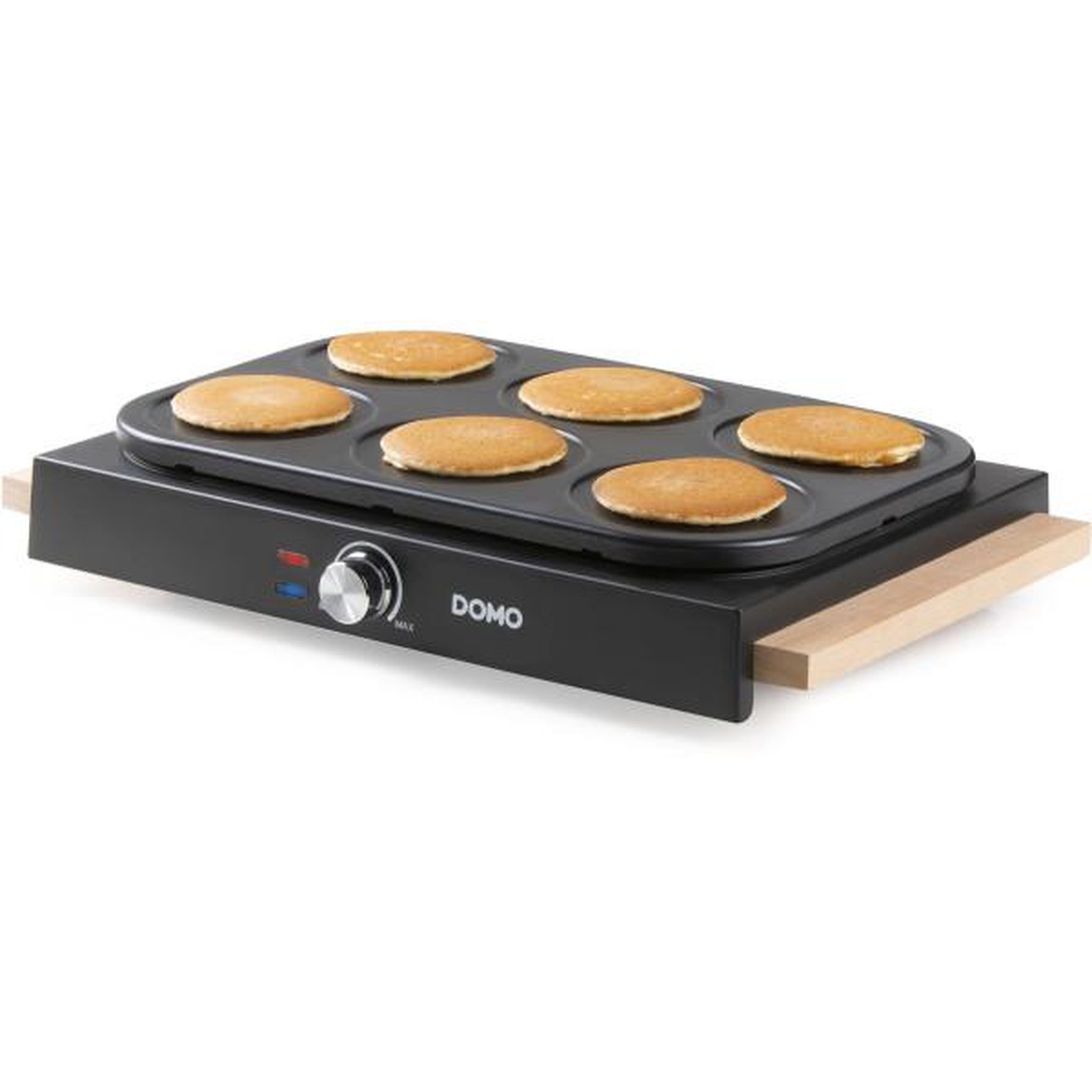 Voir la diapositive 3 : Domo Wok party set 2-en-1 - DOMO - DO8719W - 6 personnes - Wok et Pancakes - 1000 W