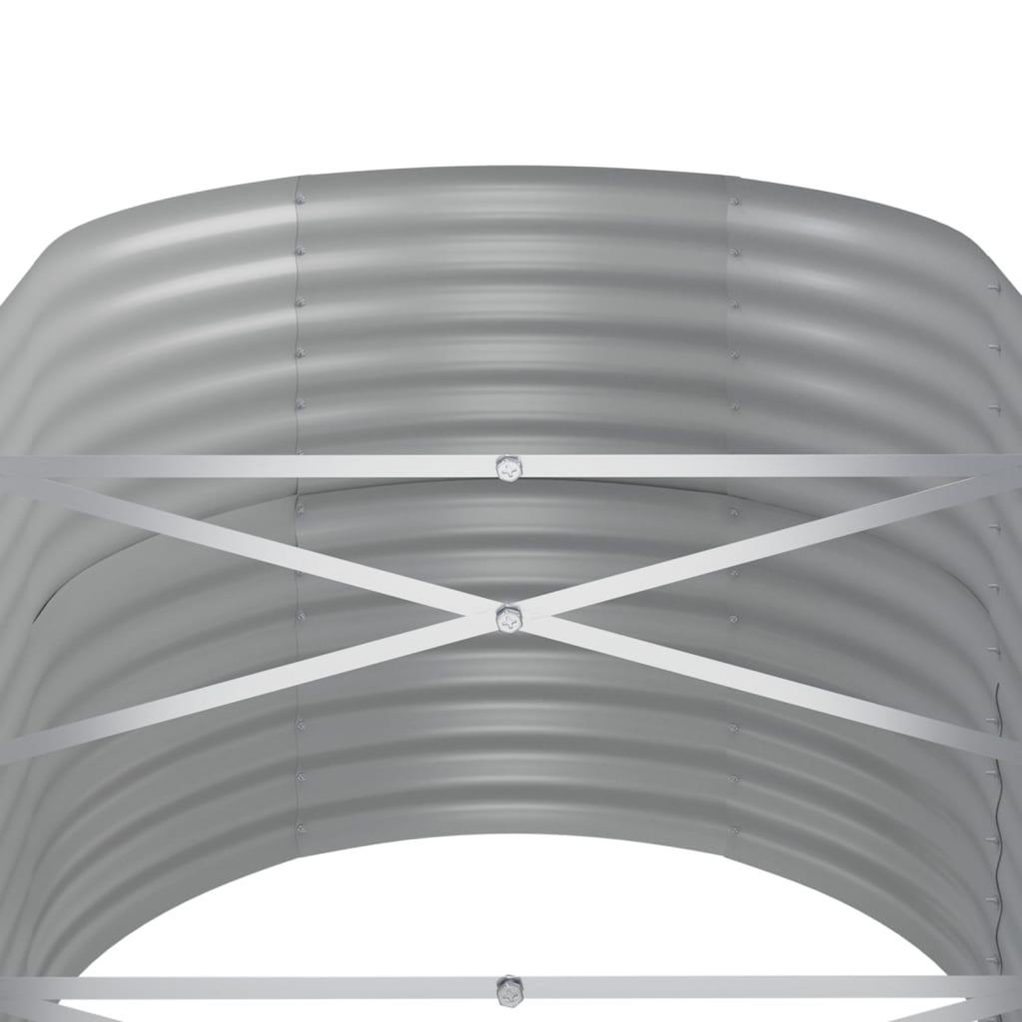 Voir la diapositive 5 : VIDAXL Lit sureleve de jardin Acier enduit de poudre marron