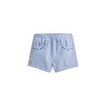 Petit Béguin Short bébé Océan d'amour. Coloris disponibles : Bleu