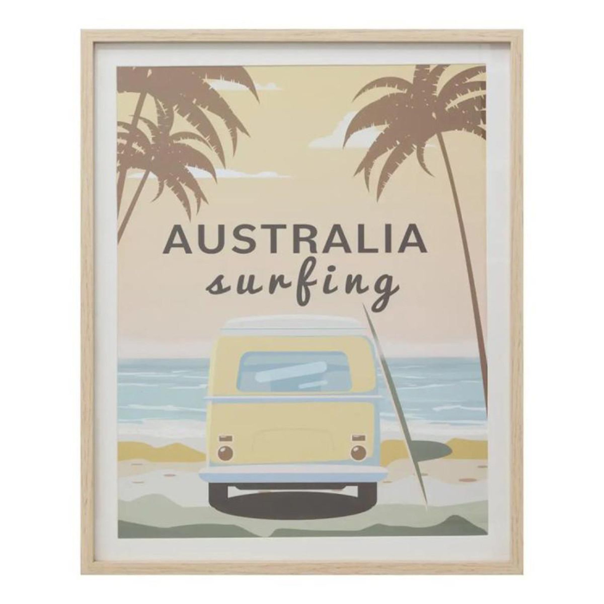 Voir la diapositive 1 : Atmosphera Kids Affiche Murale Enfant  Australie  41x51cm Beige