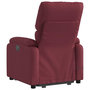 Voir la diapositive 5 : VIDAXL Fauteuil inclinable de massage Rouge bordeaux Tissu