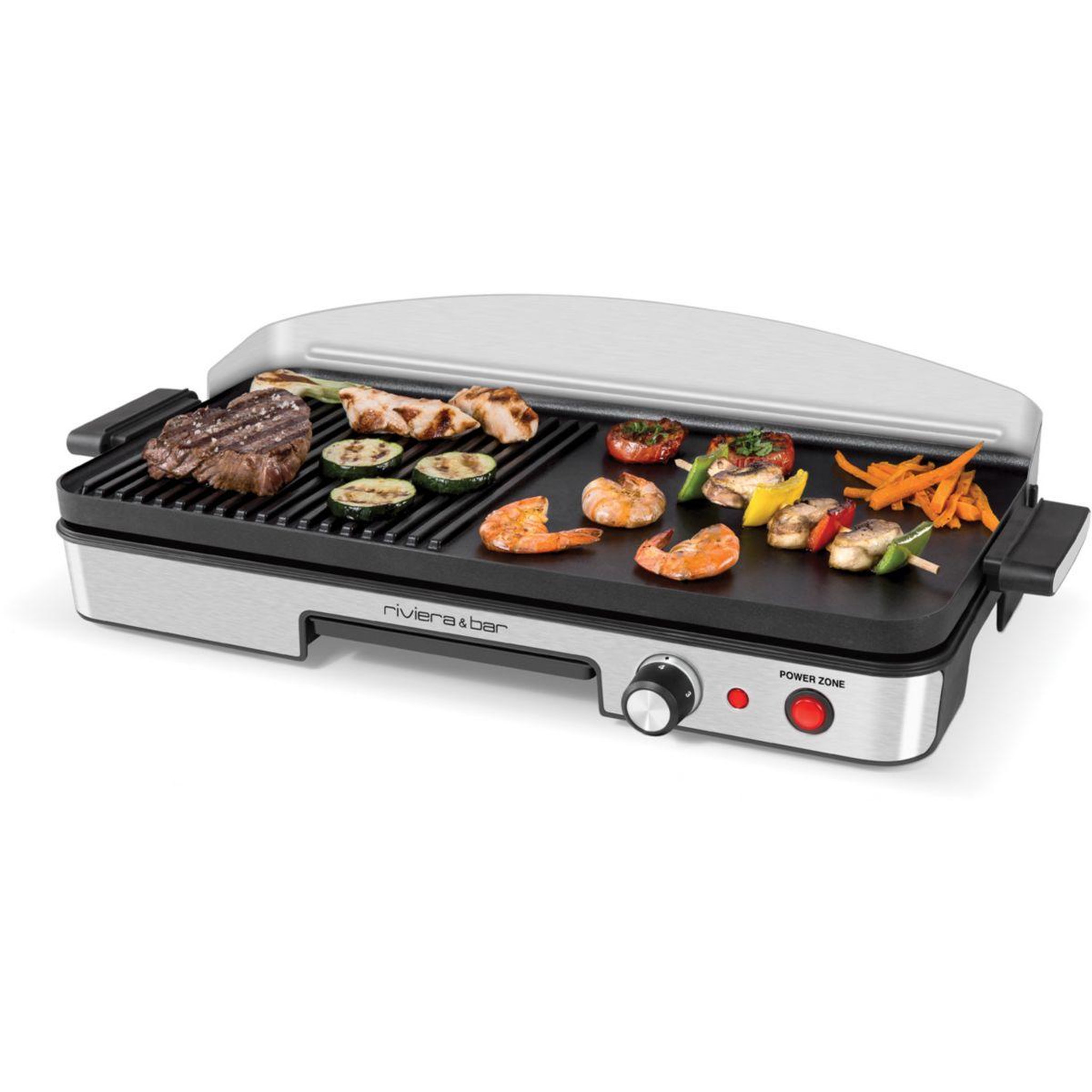 Voir la diapositive 2 : Riviera & Bar Plancha électrique qpl365 power zone à poser, 50x25 cm