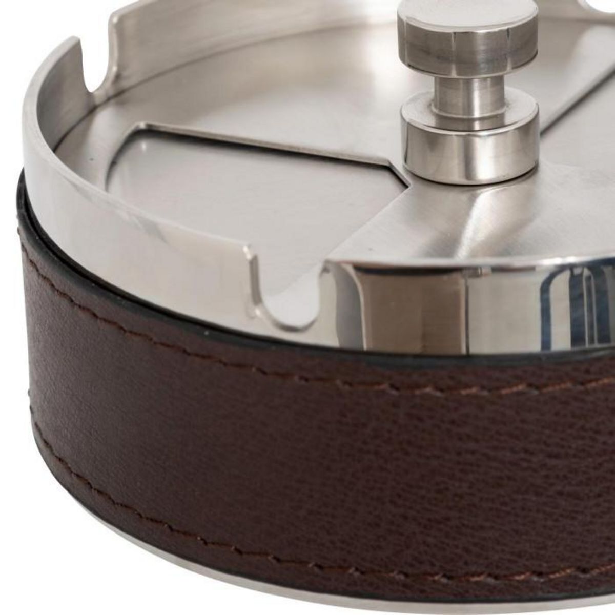 ATMOSPHERA Cendrier en Métal  Jule  10cm Marron