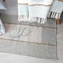 Voir la diapositive 4 : Lovely Casa Tapis 60x90 cm Constance azur coton