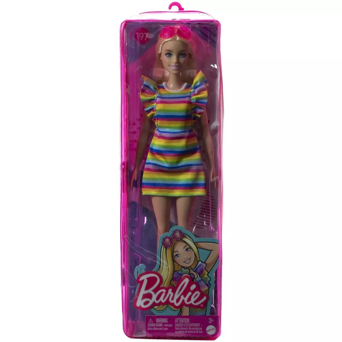MATTEL Poupée Barbie Fashionista - Arc en Ciel 