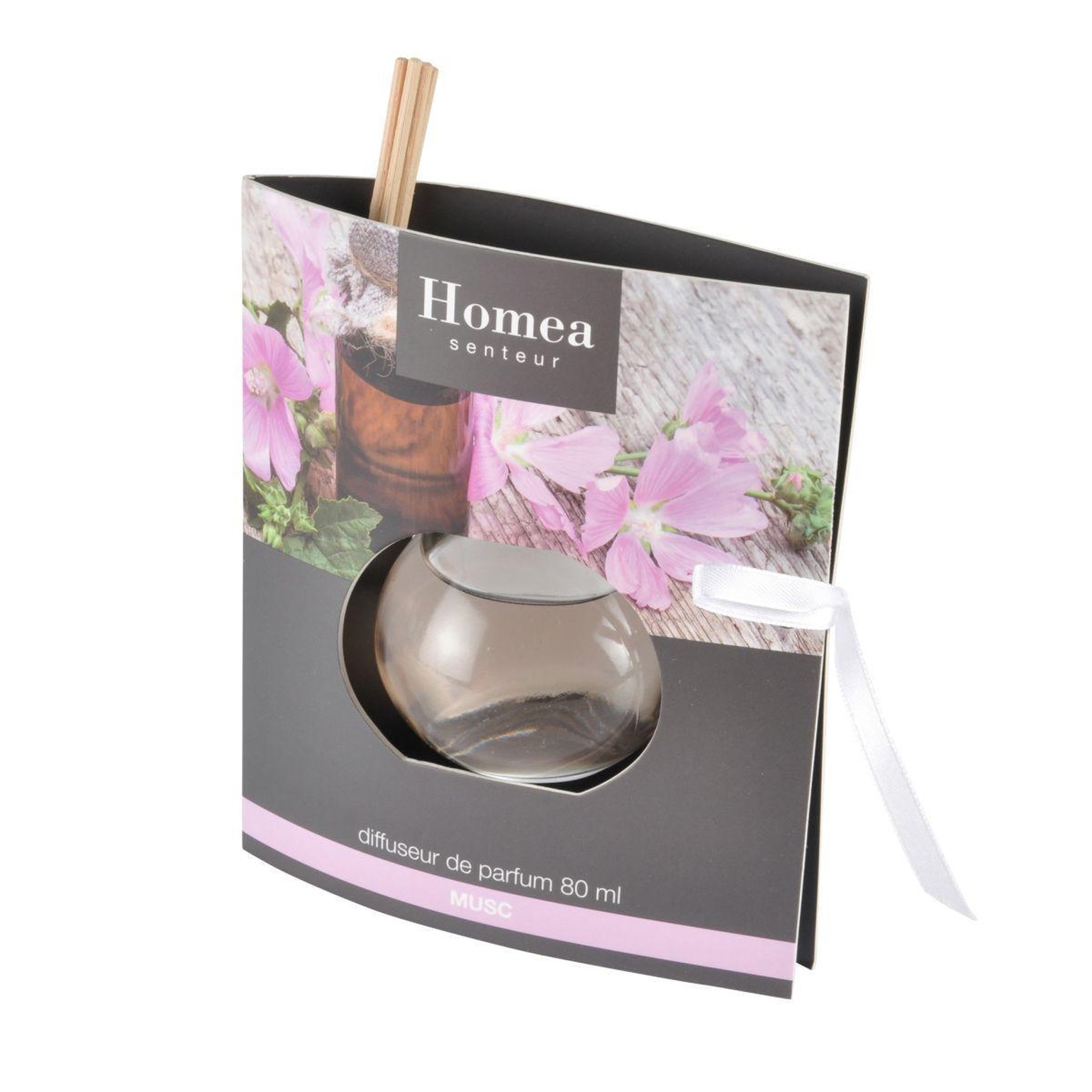 Voir la diapositive 2 : HOMEA Diffuseur de parfum  boule  80ml musc