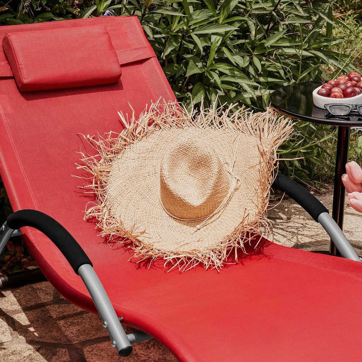 SOBUY SoBuy - Chaise Longue Portable - Moderne - OGS38