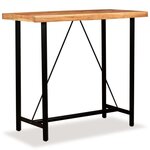 VIDAXL Table de bar Bois massif d'acacia 120x60x107 cm