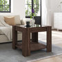 Voir la diapositive 4 : VIDAXL Table basse avec LED chene marron 53x53x45 cm bois d'ingenierie