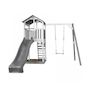 Voir la diapositive 2 : Axi House AXI Structure de jeu Beach Tower Blanc Gris avec 1 balancoire et toboggan Gris