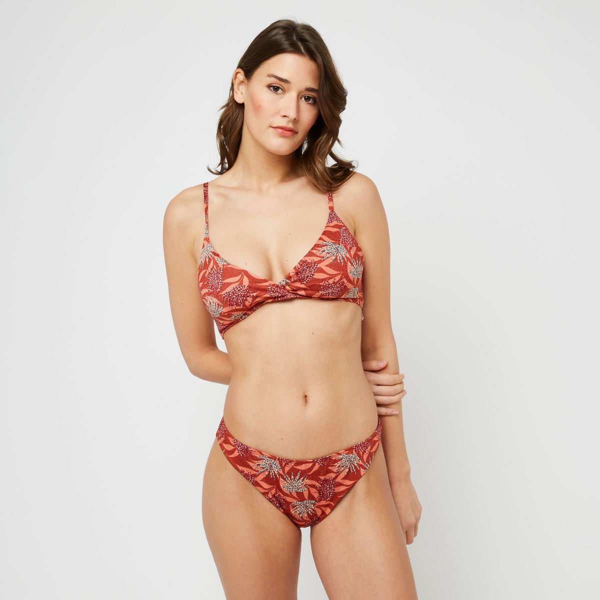 INEXTENSO Maillot de bain Marron femme