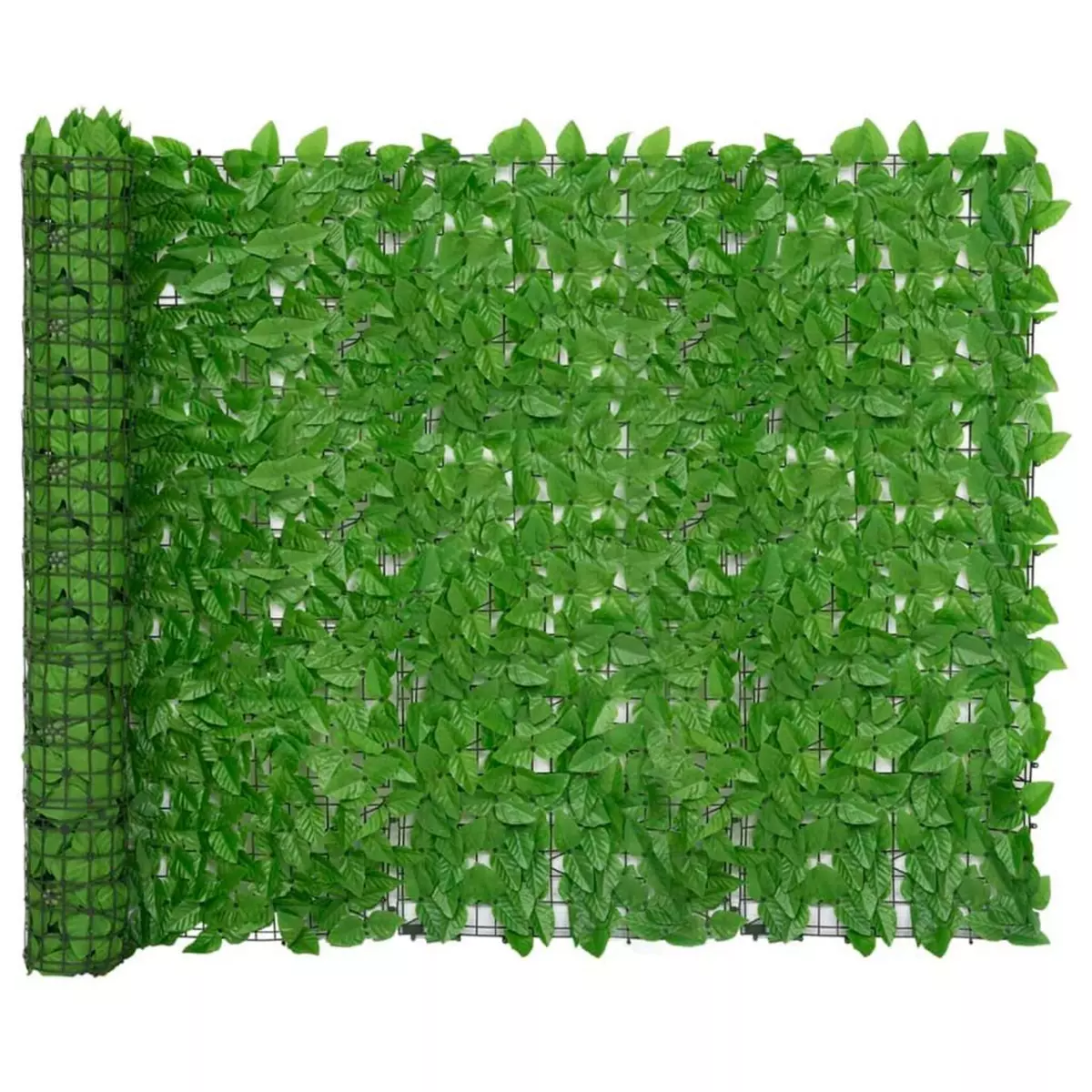 VIDAXL Ecran de balcon avec feuilles vert 400x150 cm
