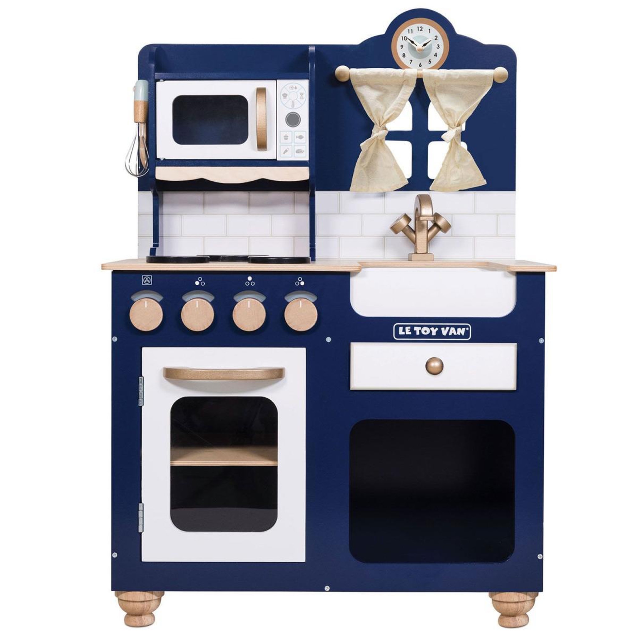 Voir la diapositive 1 : Le Toy Van Cuisine en bois - Oxford - bleu nuit
