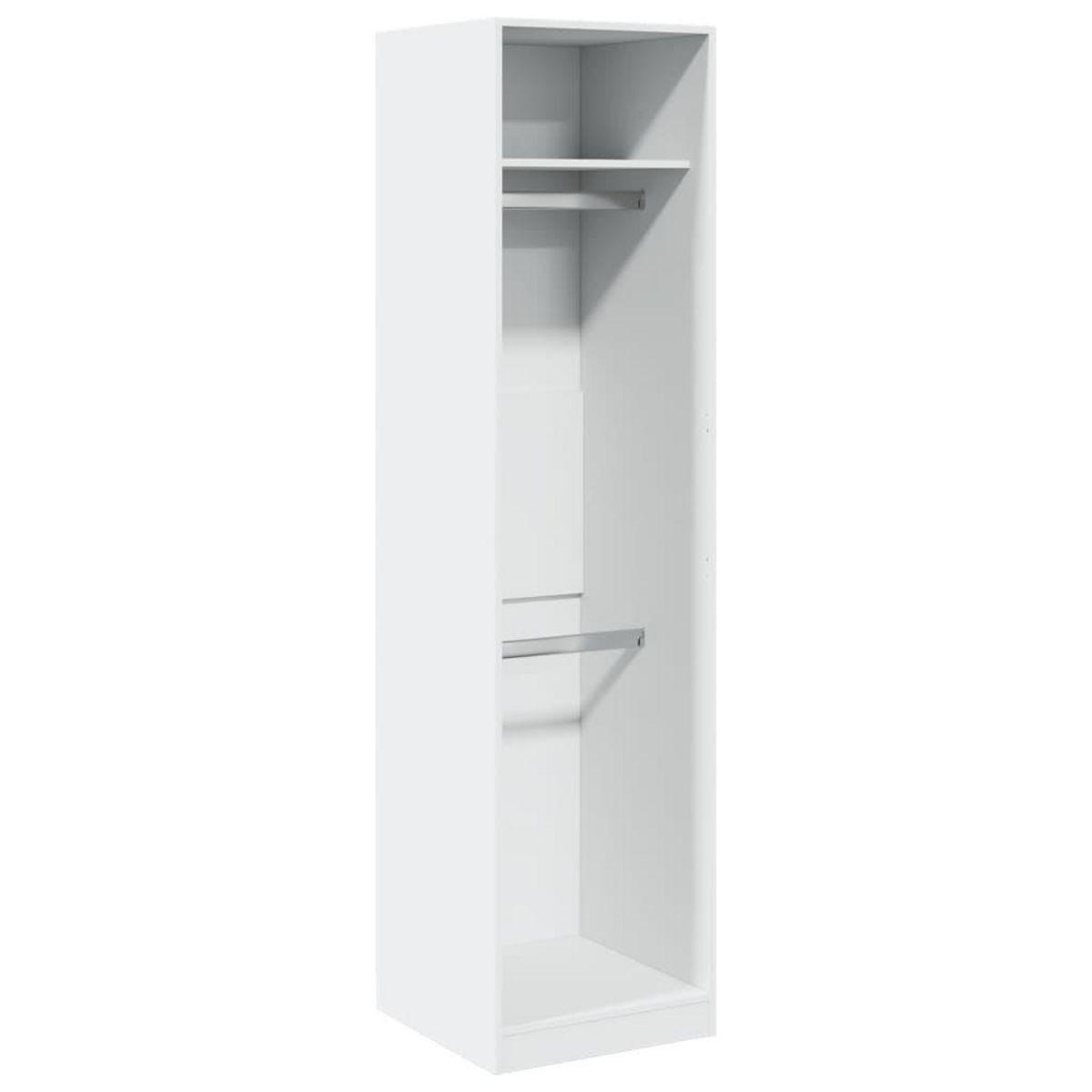 VIDAXL Garde-robe Blanc 50x50x200 cm Bois d'ingenierie