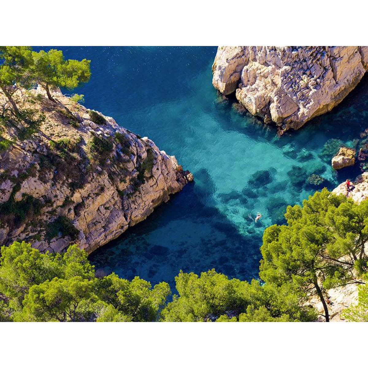 Smartbox Excursion en bateau de 3h en matinée pour 2 personnes dans les calanques de Cassis avec rosé - Coffret Cadeau Sport & Aventure