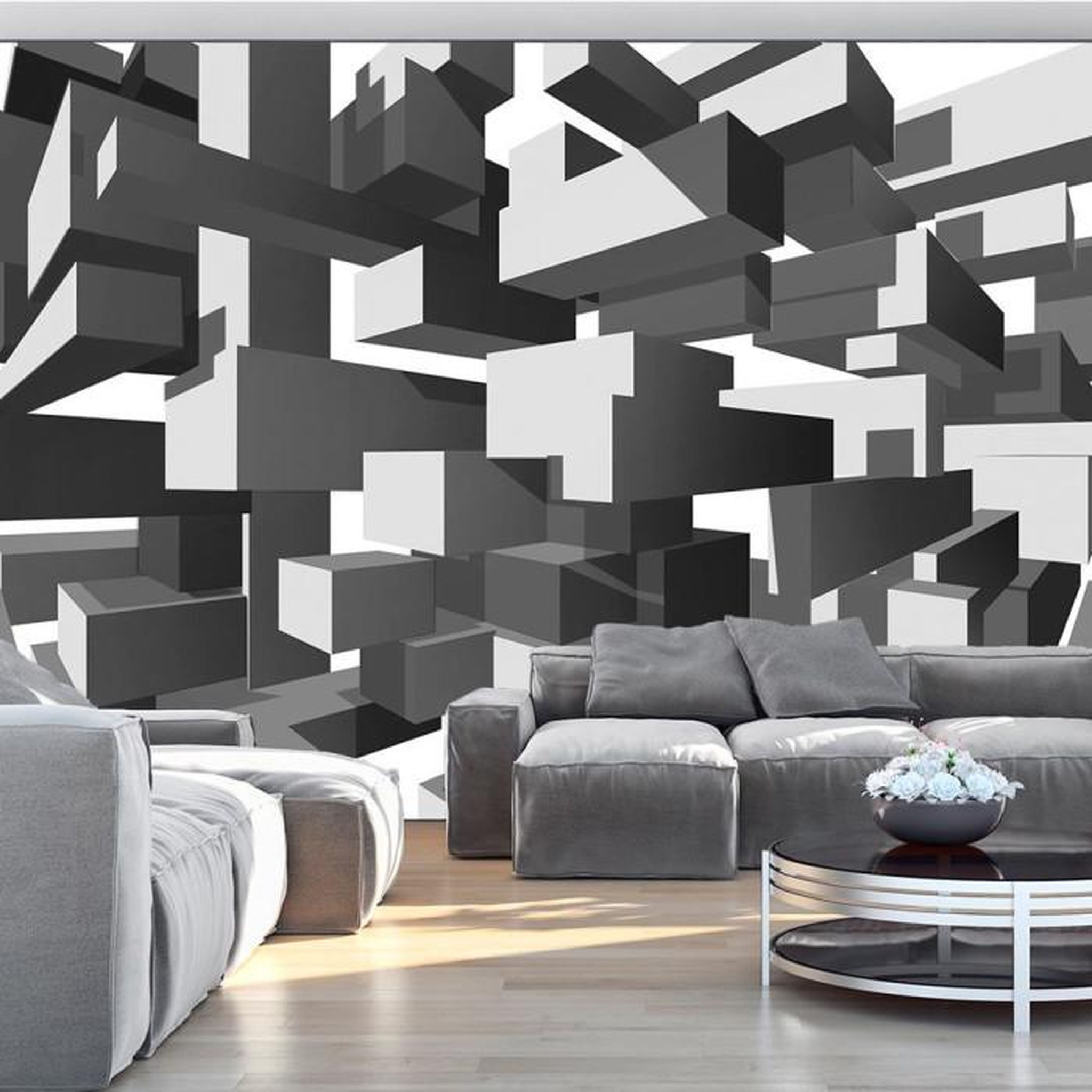 Paris Prix Papier Peint  Grey Notes. Coloris disponibles : Multicolore