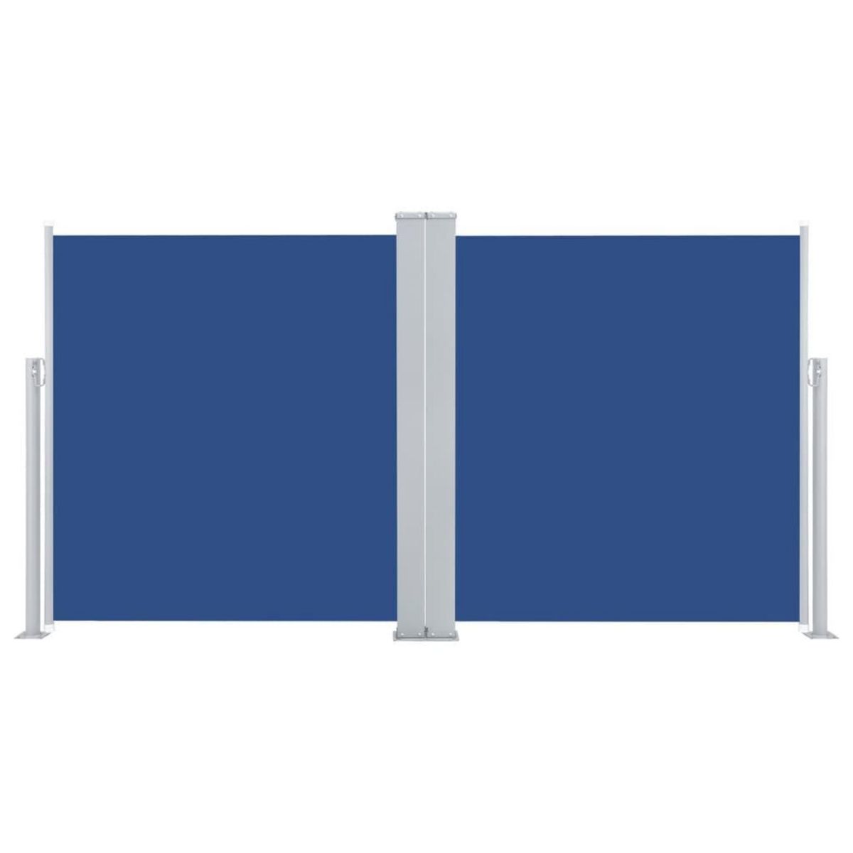 VIDAXL Auvent lateral retractable Bleu 140 x 600 cm