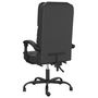 Voir la diapositive 5 : VIDAXL Fauteuil de massage inclinable de bureau Noir Similicuir