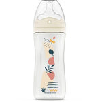 DODIE Biberon anti-colique - DODIE - 330 ml - Tétine multi-perforée biomimétisme - +6 mois - Débit 3 - Rose