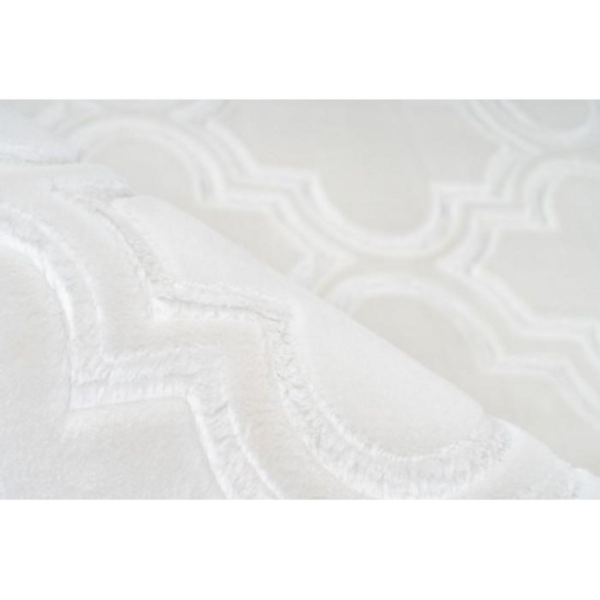 Paris Prix Tapis Vintage Fait Main  Monroe I  Blanc