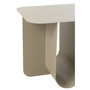 Voir la diapositive 5 : Paris Prix Table d'Appoint Carrée en Métal  Reva  39cm Beige