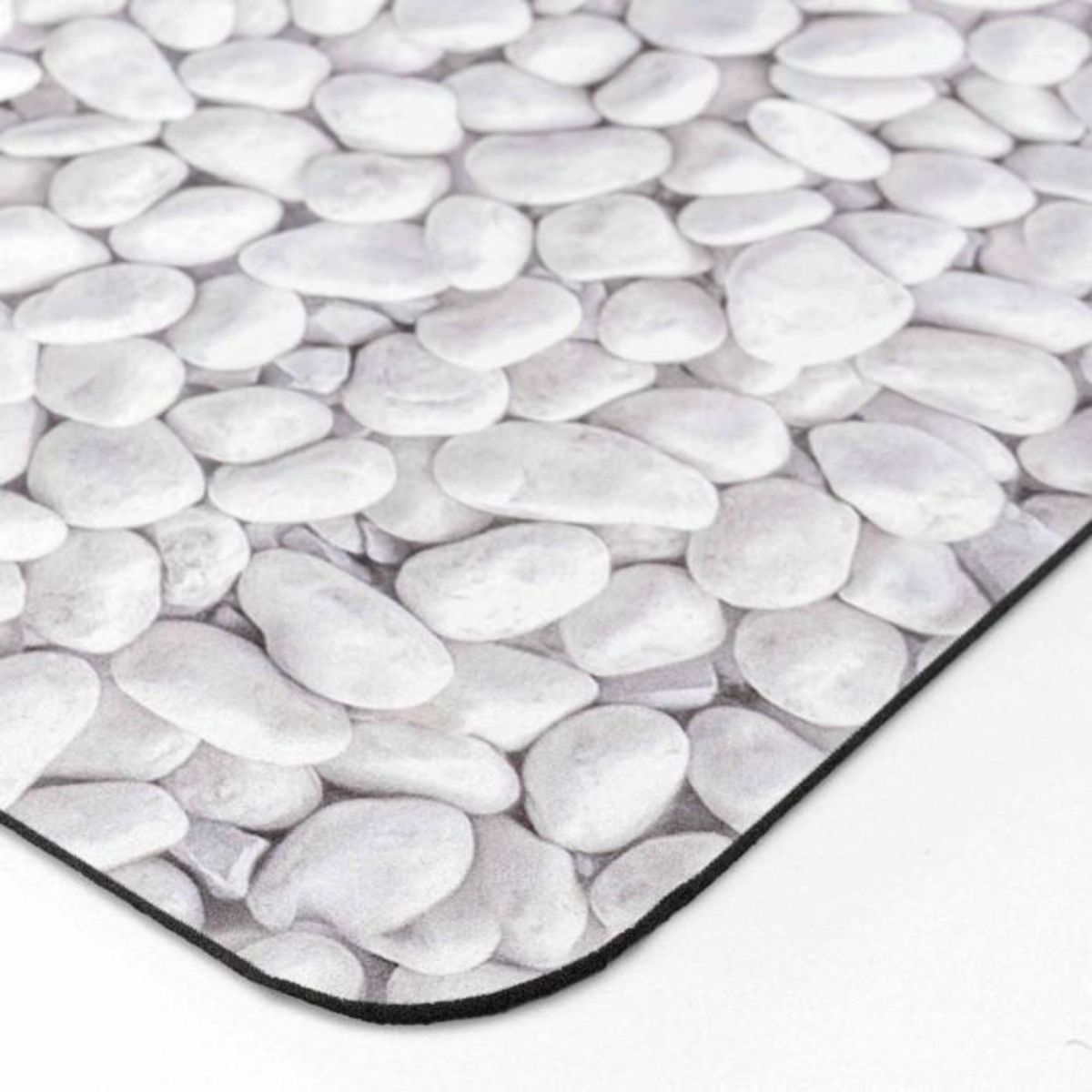 Paris Prix Tapis de Bain Imprimé  Leandra  50x80cm Gris