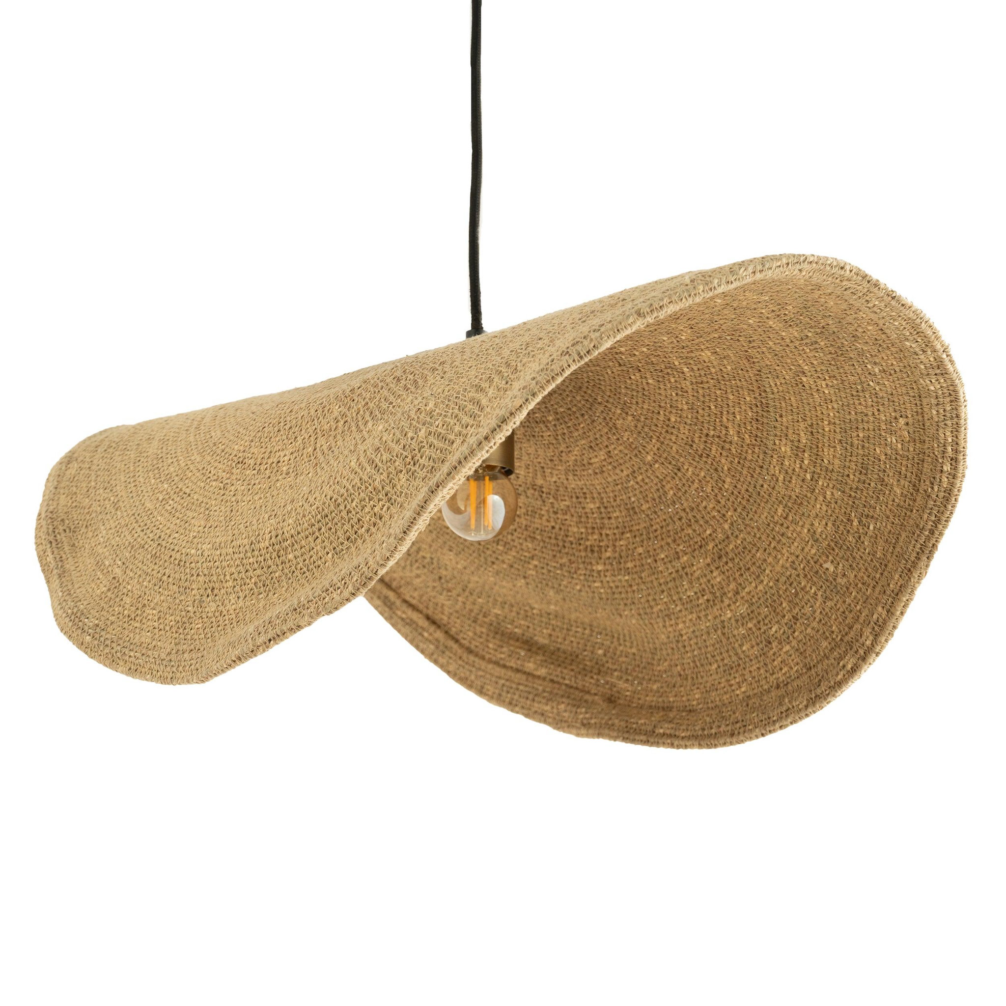 MAISON PAVANE Suspension en matière naturelle et métal 91 cm-Maho