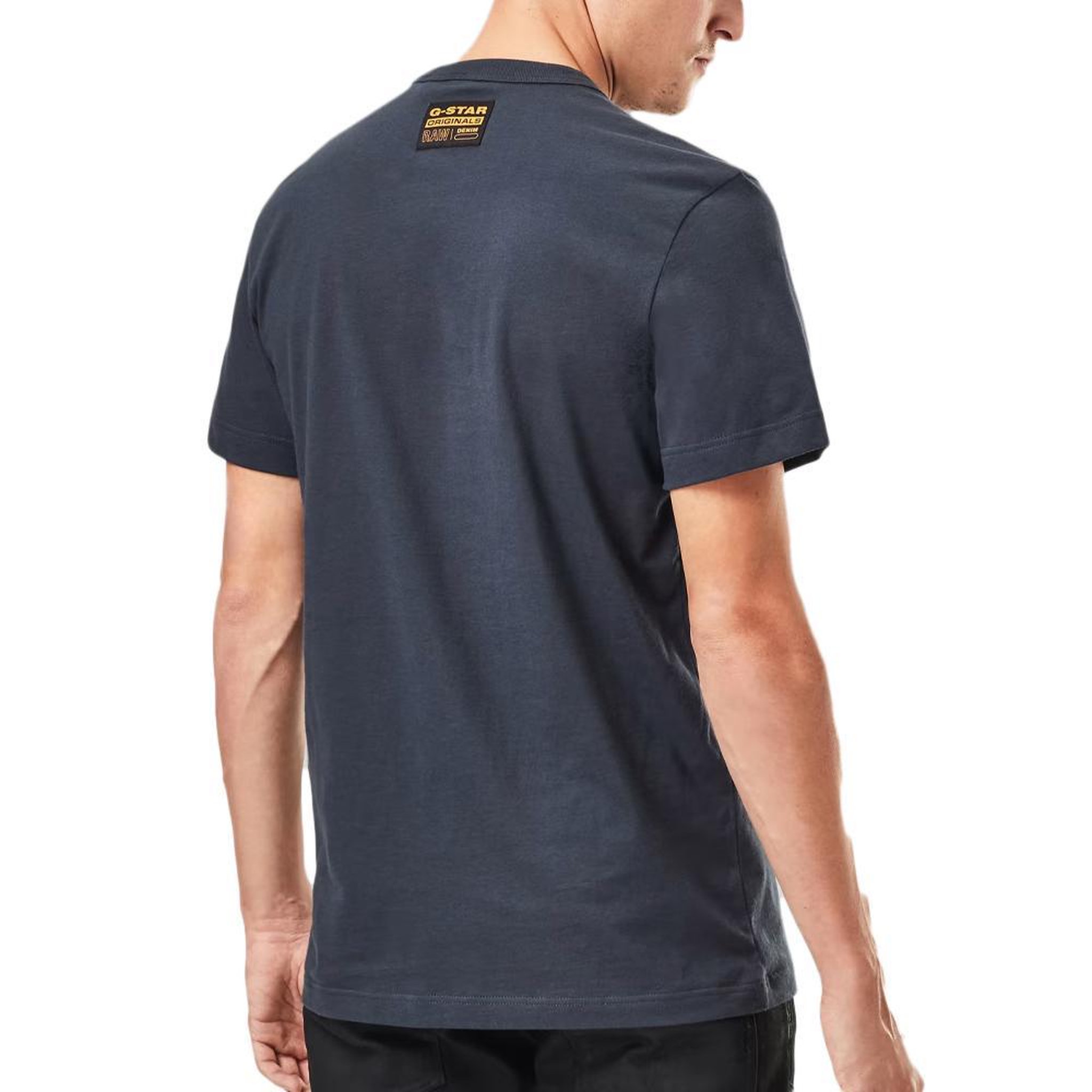 Voir la diapositive 2 : G-Star Raw T-shirt  Marine Homme G-Star Denim