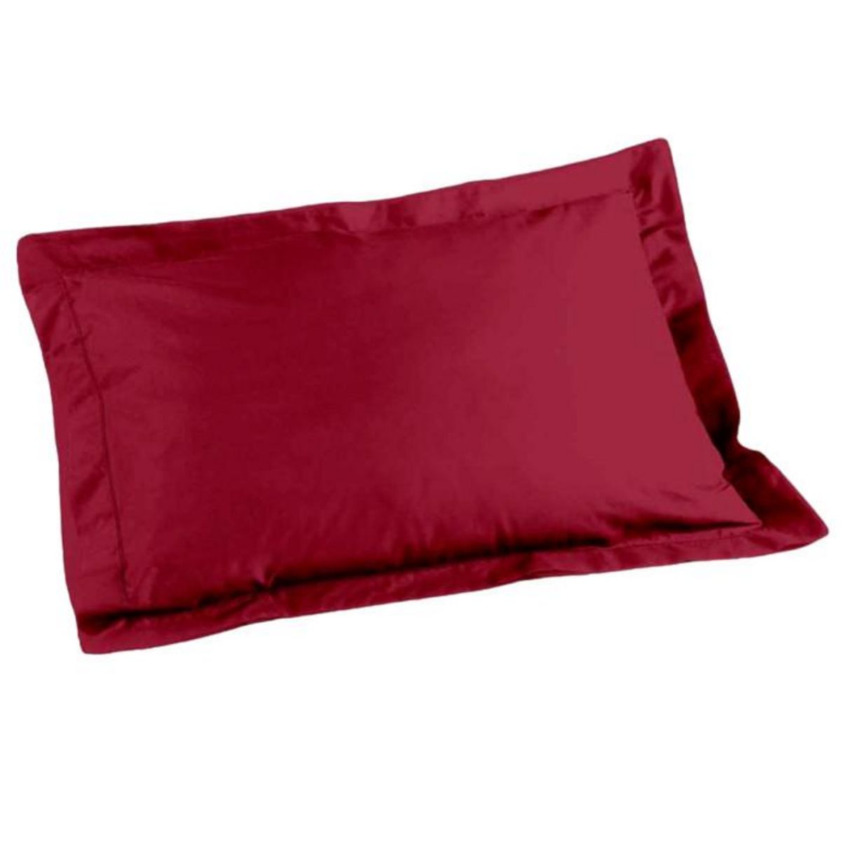Paris Prix Taie d'Oreiller en Coton Bio  Biolina  50x70cm Bordeaux