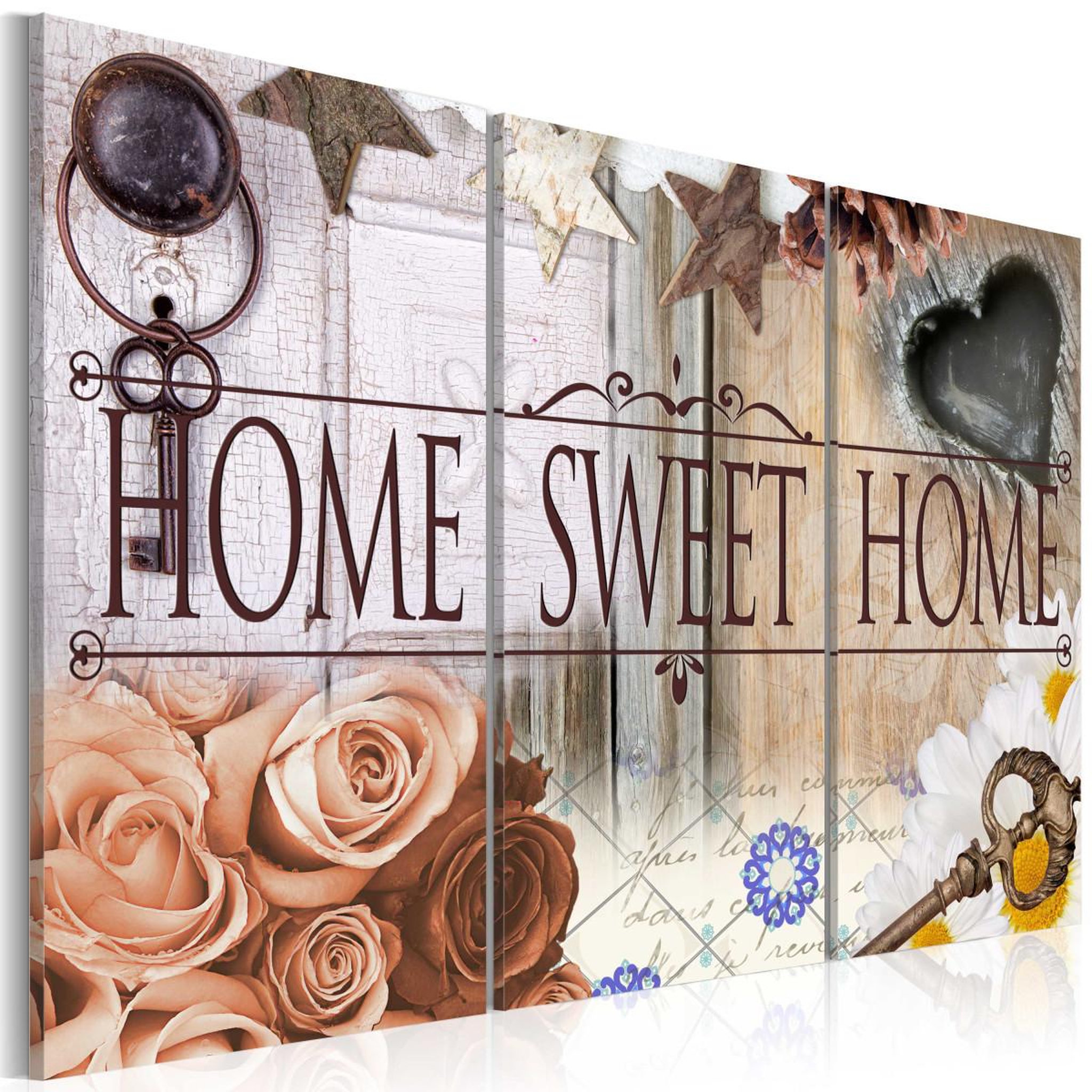 Paris Prix Tableau imprimé  home in vintage style. Coloris disponibles : Multicolore