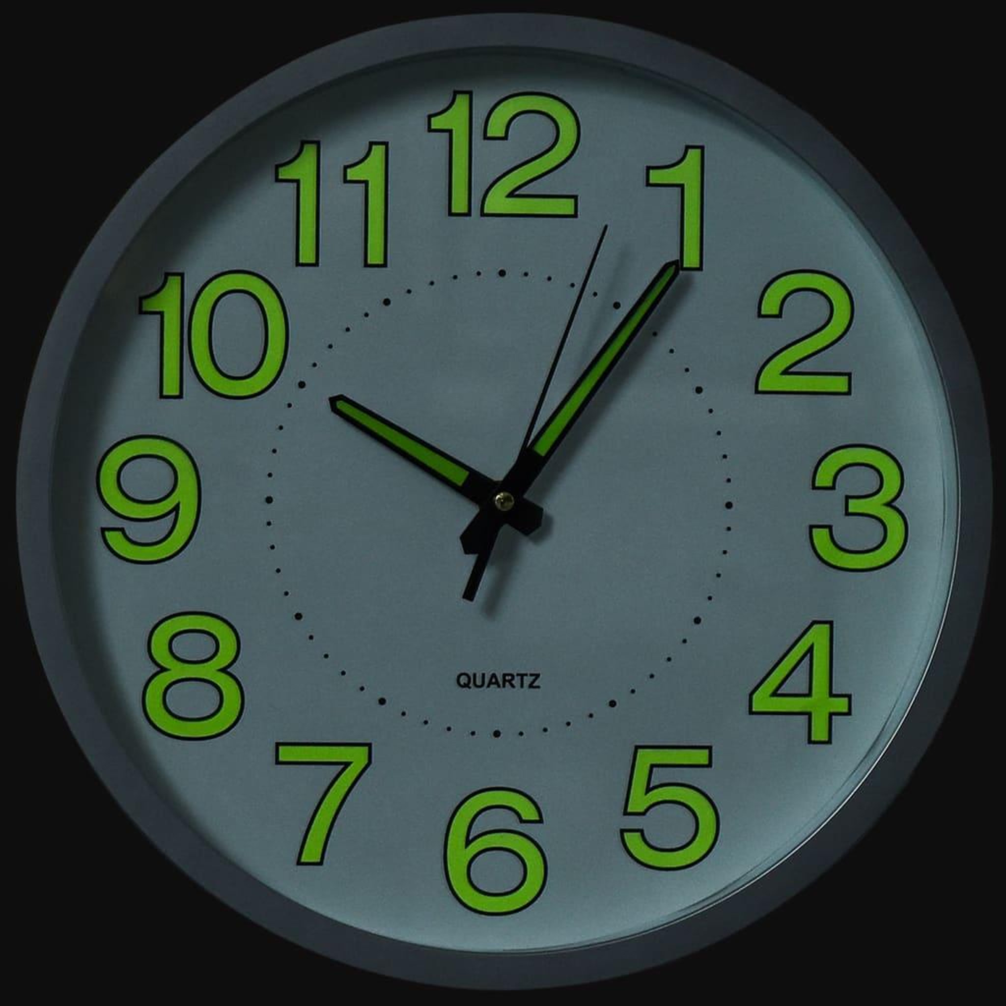 Voir la diapositive 3 : VIDAXL Horloge murale lumineuse Blanc 30 cm