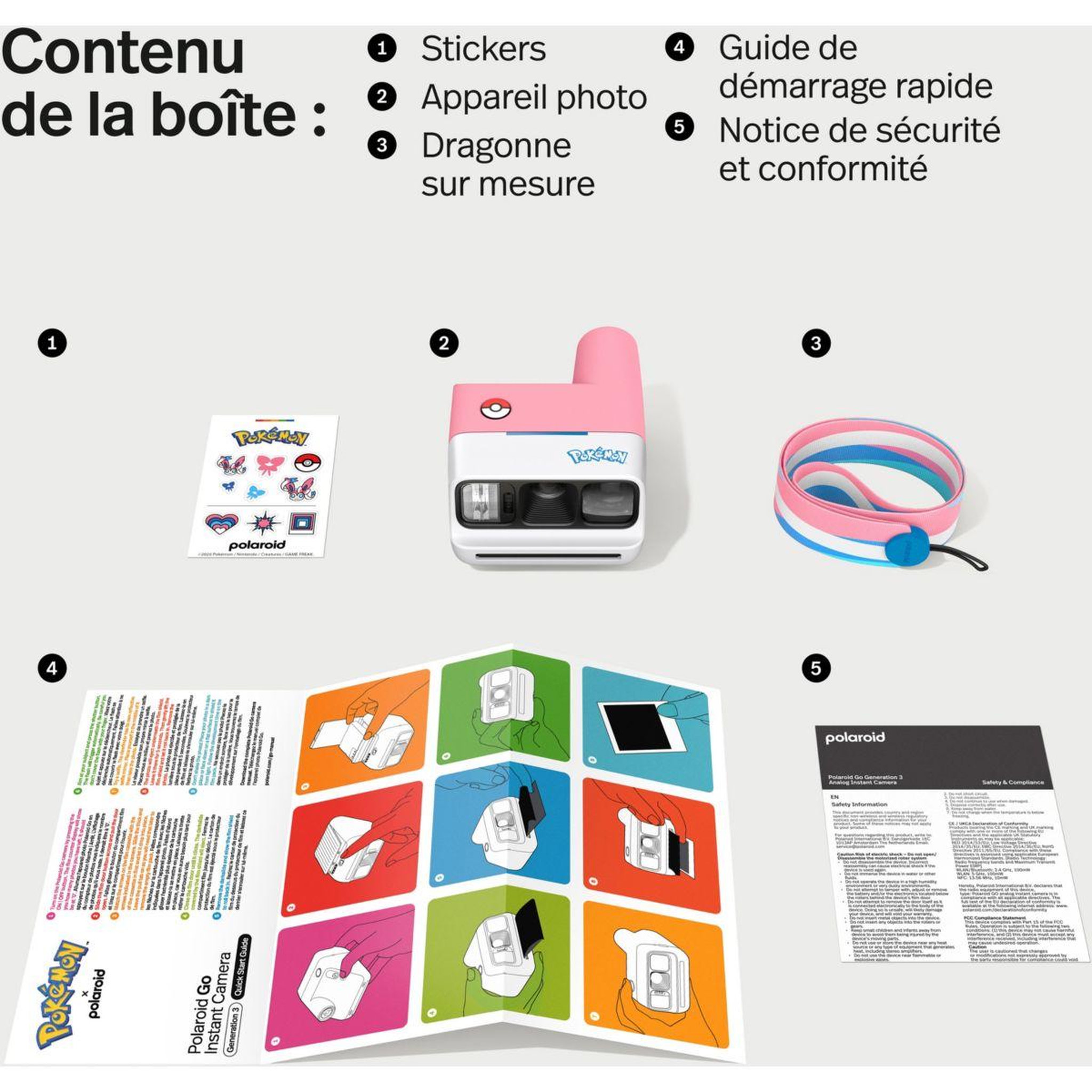 Voir la diapositive 5 : POLAROID Appareil photo Instantané Go Gen 3 Pokemon Sylveon Edition