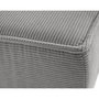 Voir la diapositive 6 : LISA DESIGN Jake - pouf en velours côtelé - pieds bois foncé