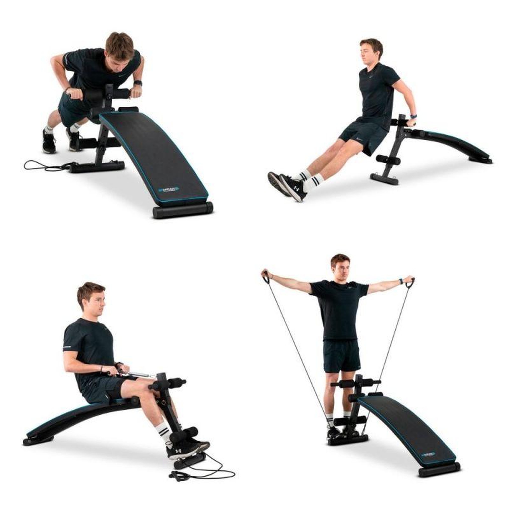 Voir la diapositive 1 : SPARRAW Banc de Musculation ARTEMIS Appareil de fitness multifonction avec sangles de résistance et Hauteur réglable