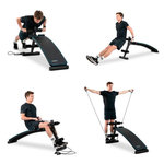 SPARRAW Banc de Musculation ARTEMIS Appareil de fitness multifonction avec sangles de résistance et Hauteur réglable