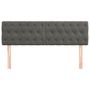 Voir la diapositive 3 : VIDAXL Tetes de lit 2 pcs Gris fonce 72x7x78/888 cm Velours